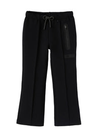 Pantalone bonded cropped flare