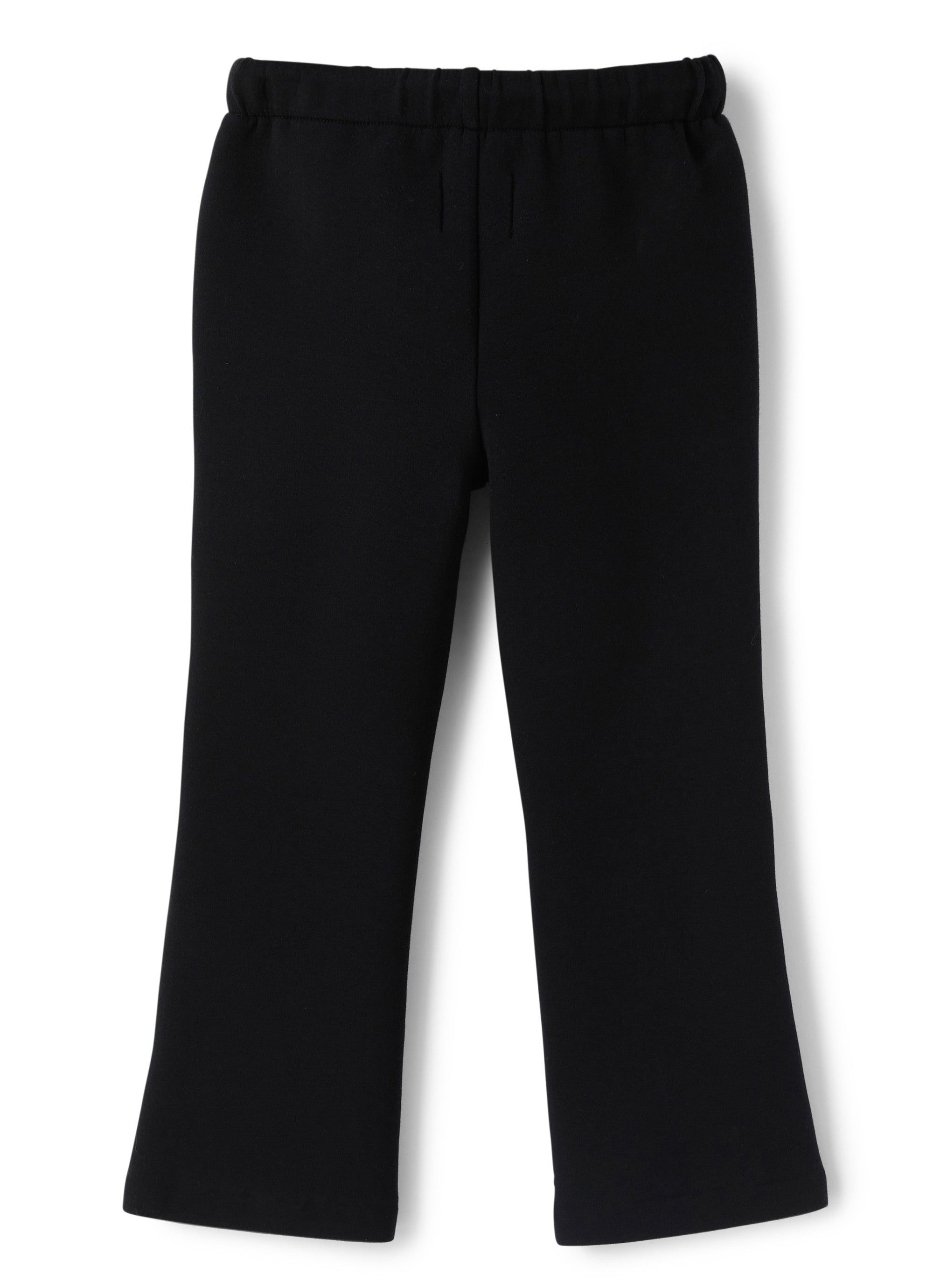 Pantalone bonded cropped flare
