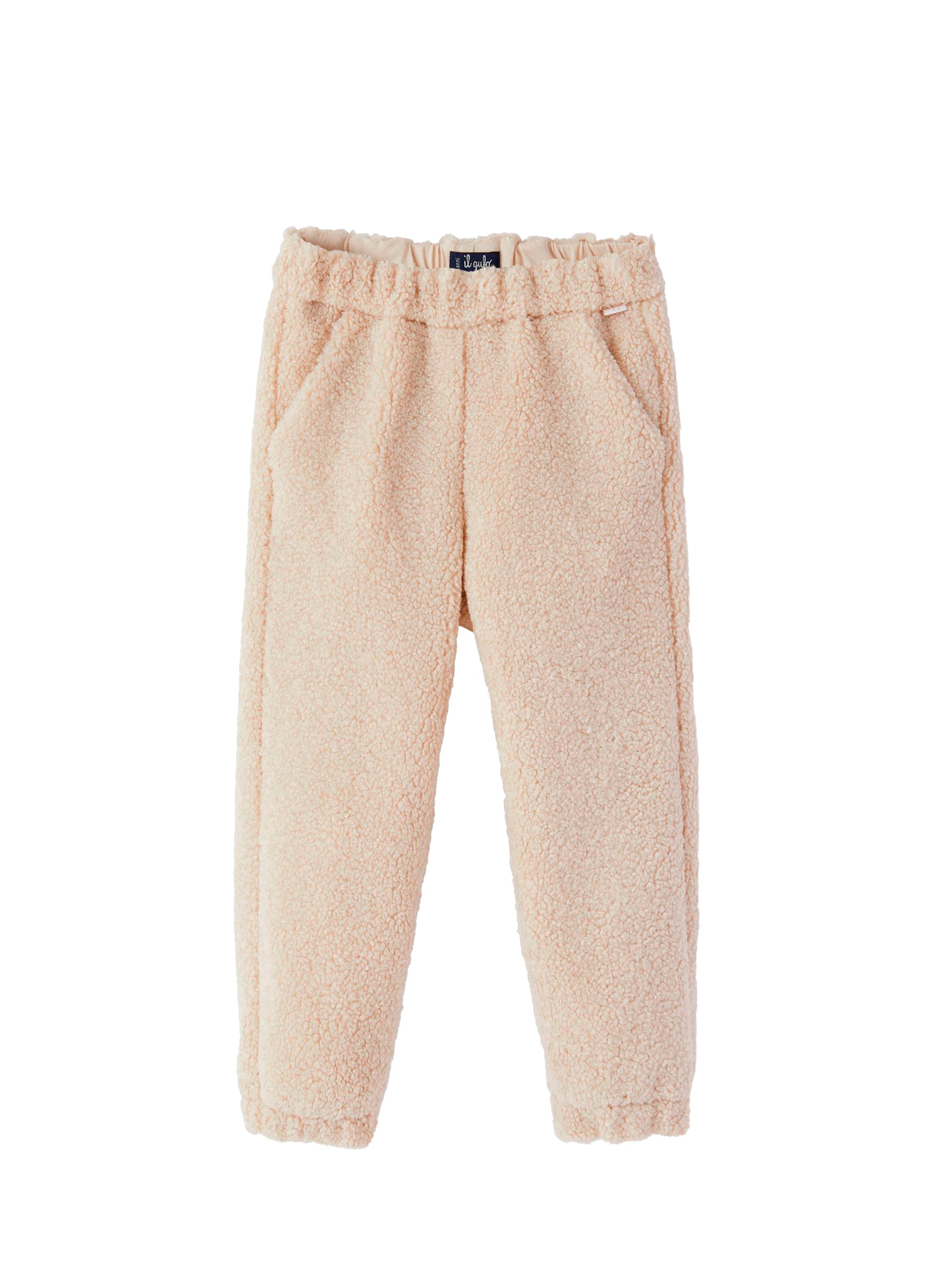 Natural coloured teddy trousers