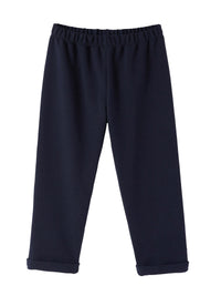 Pantalone in felpa stretch blu