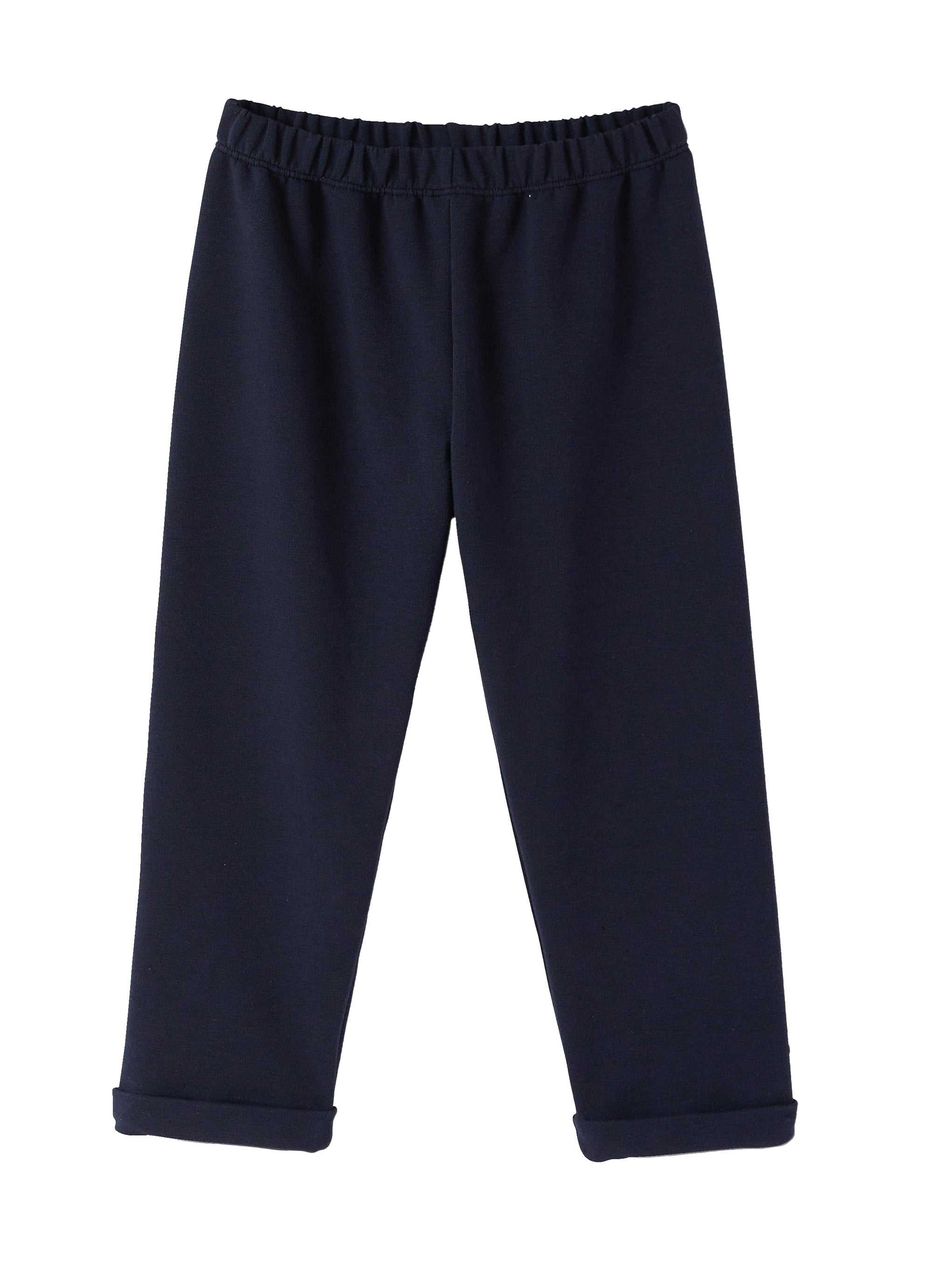 Pantalone in felpa stretch blu