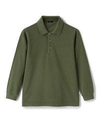 Green Piquet Cotton Polo Shirt