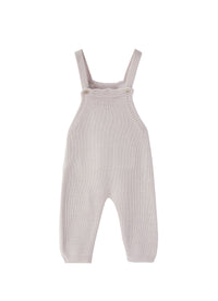 Sand beige wool tricot dungaree