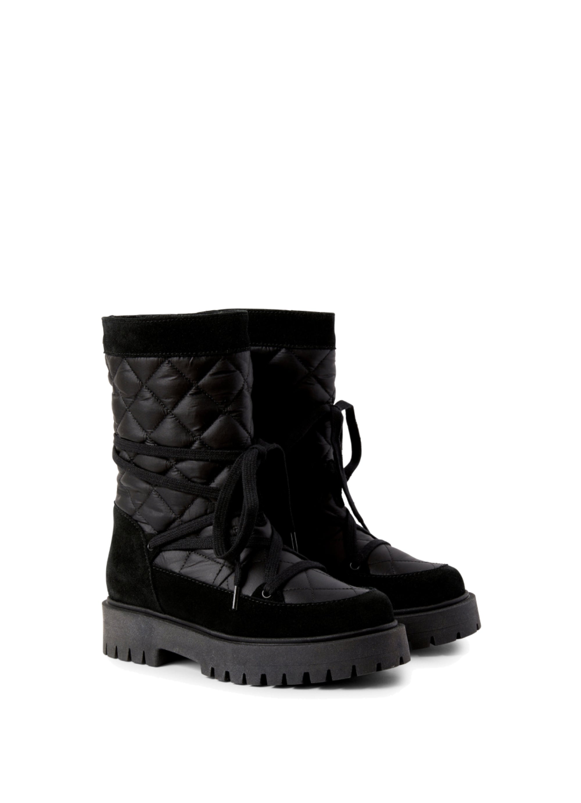 Quilted boots - Nero