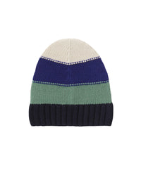 Cappello tricot a righe multicolor