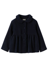 Coat with Claudine collar - Blue