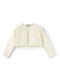 Cardigan court en laine - Latte