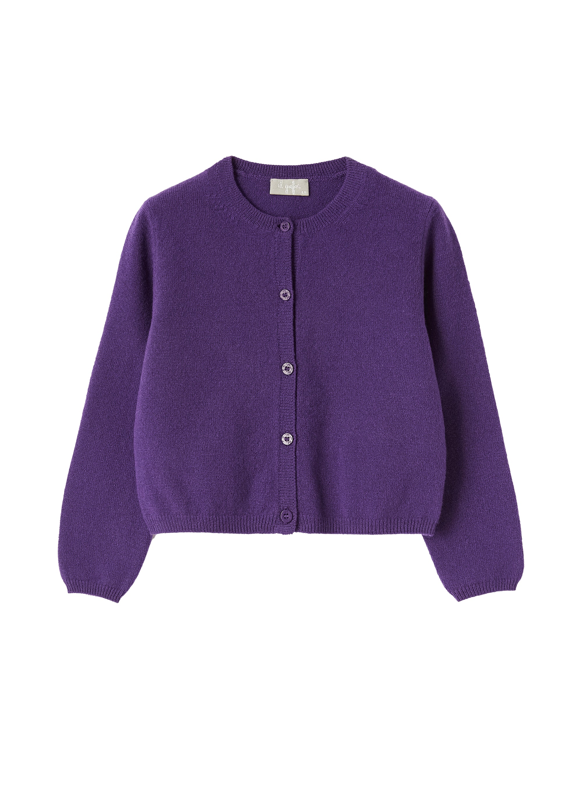 Cardigan à boutons imprimés en laine - Viola