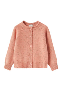 Cardigan in lana con dettagli in lurex