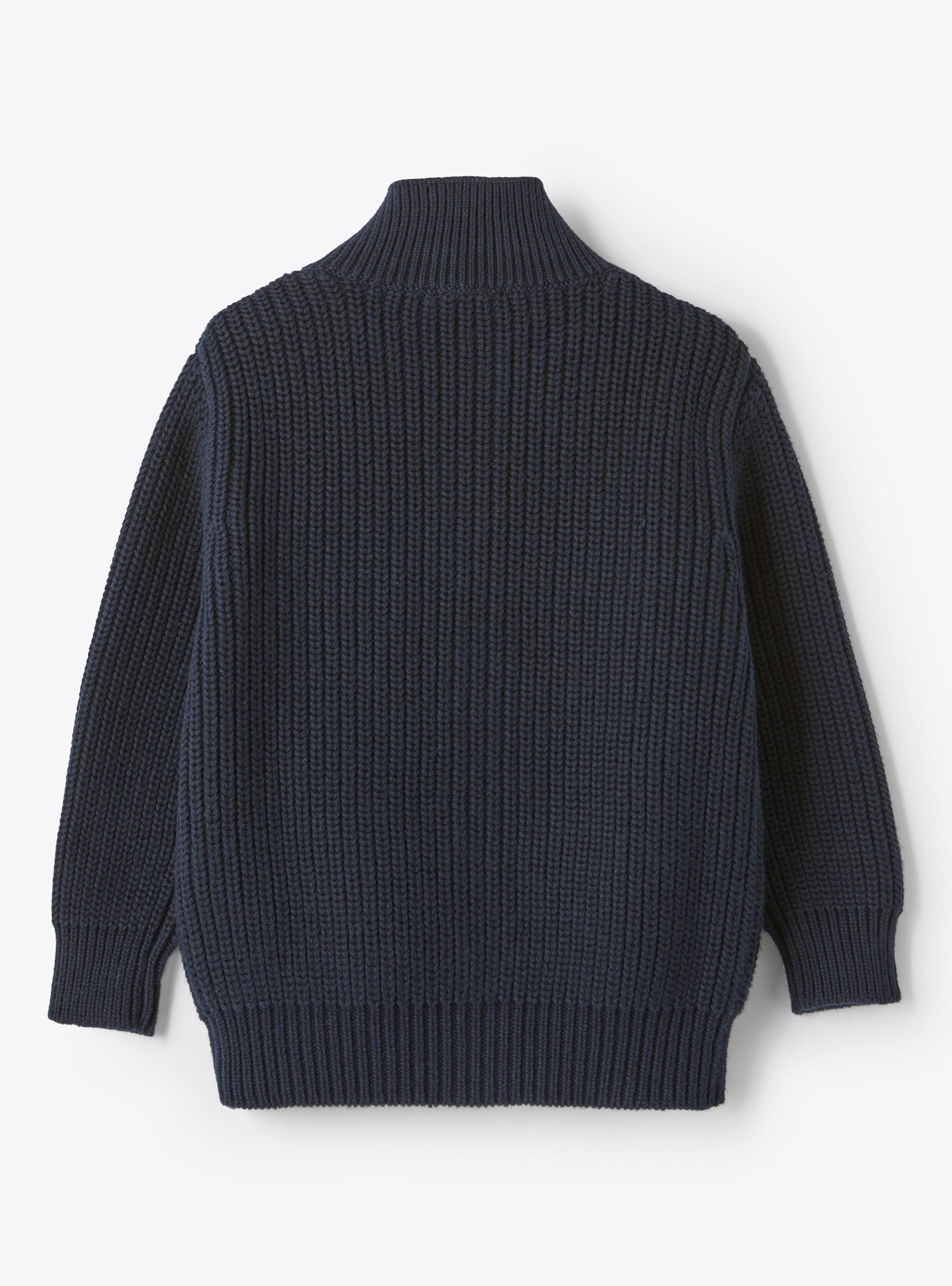 Ribbed cardigan - Blue