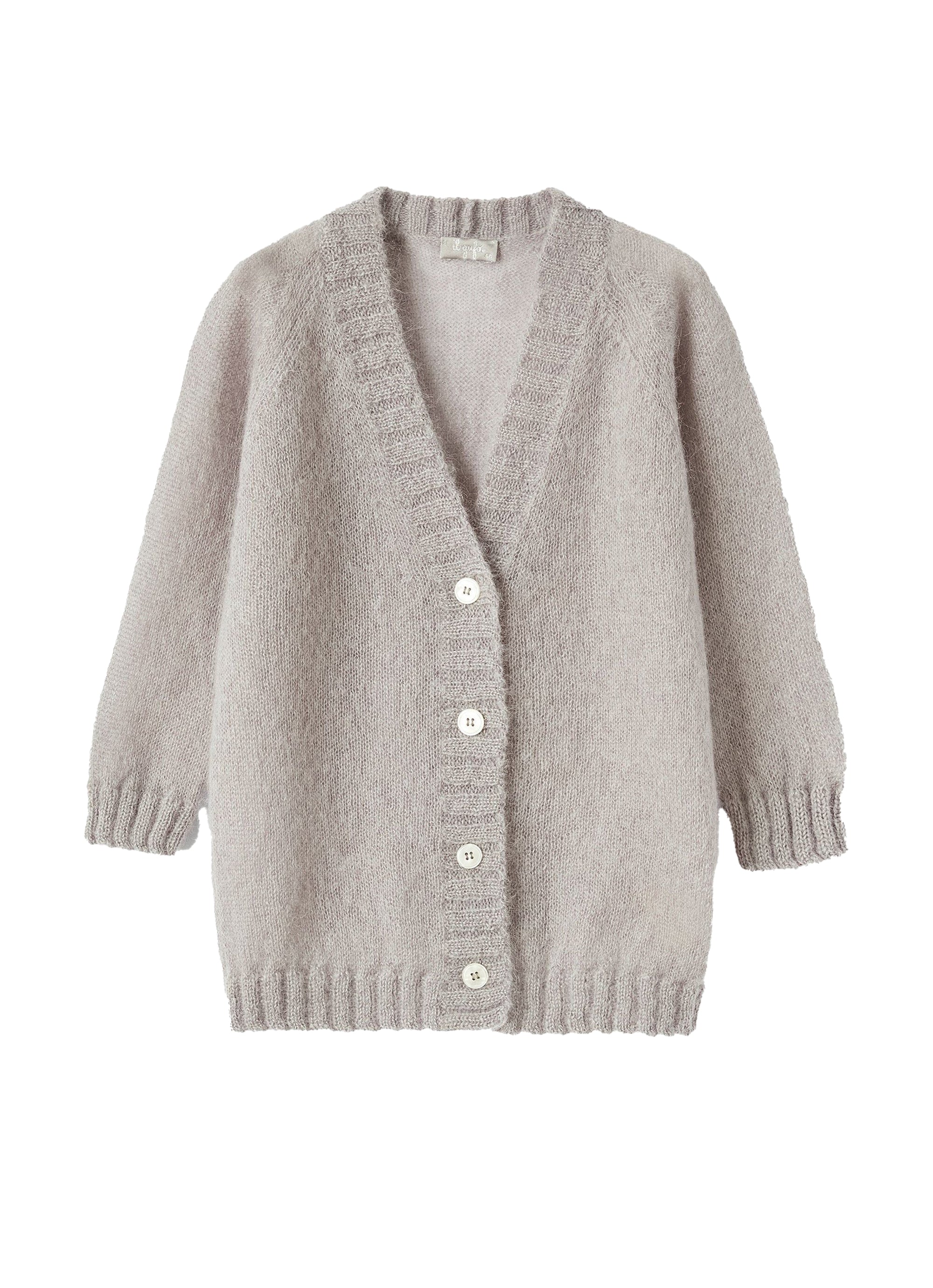 Long wool cardigan - Roccia