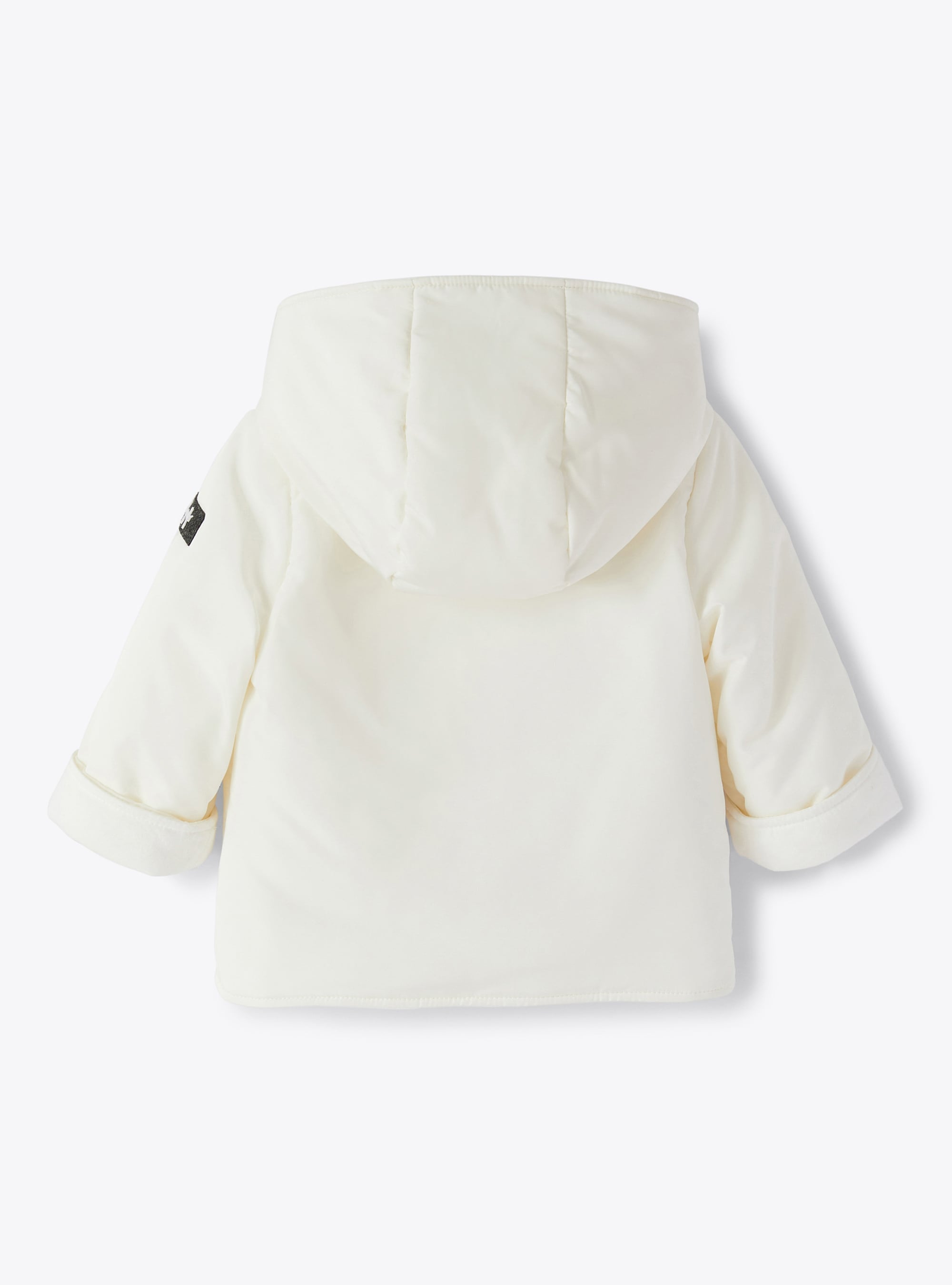 Buttoned hooded jacket - Vaniglia