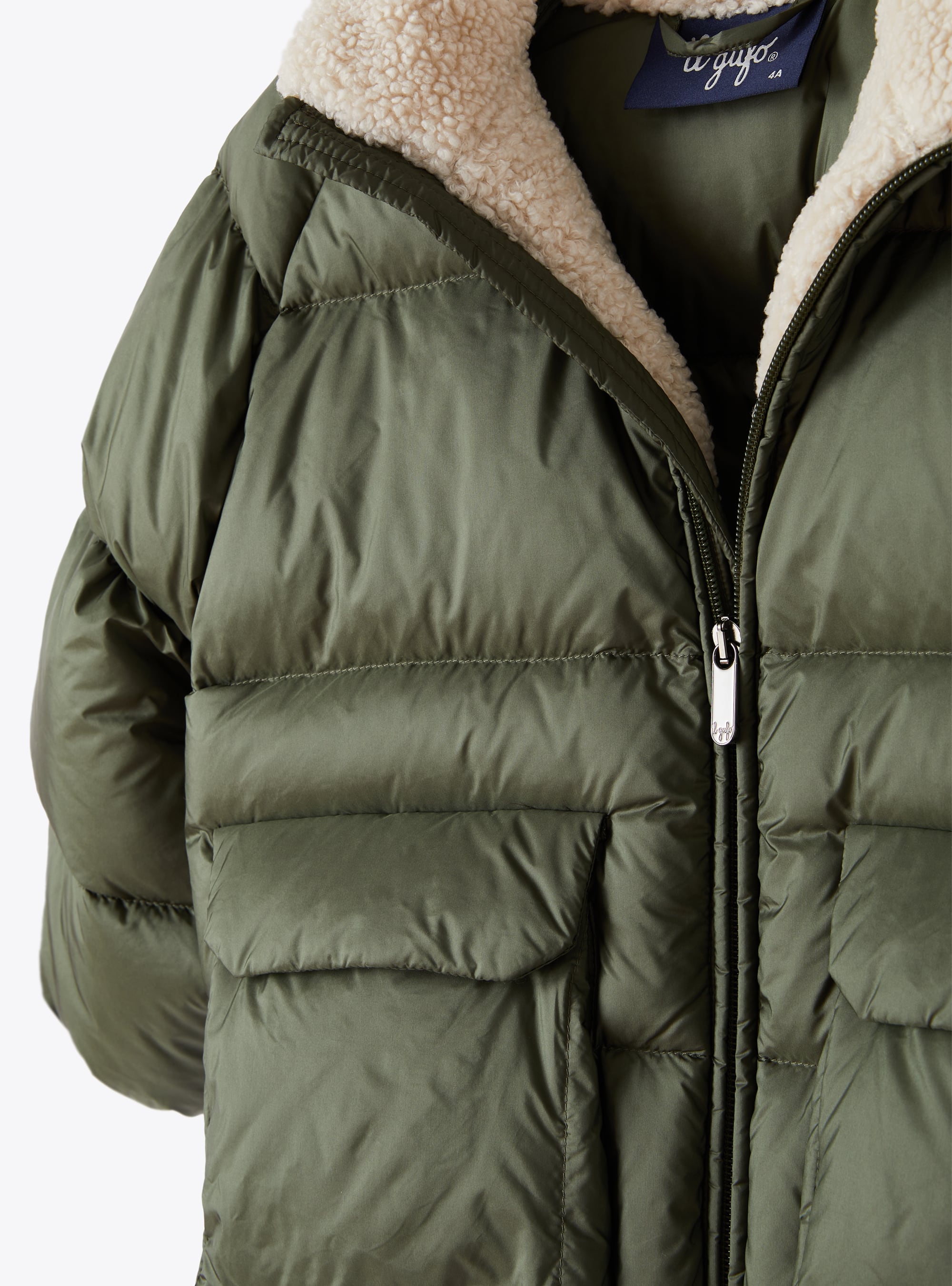 Short fleece down jacket - Abete