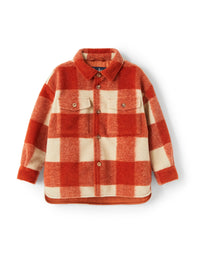 Giacca camicia motivo damier