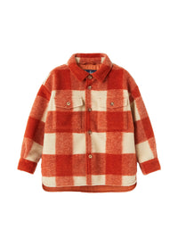 Giacca camicia motivo damier