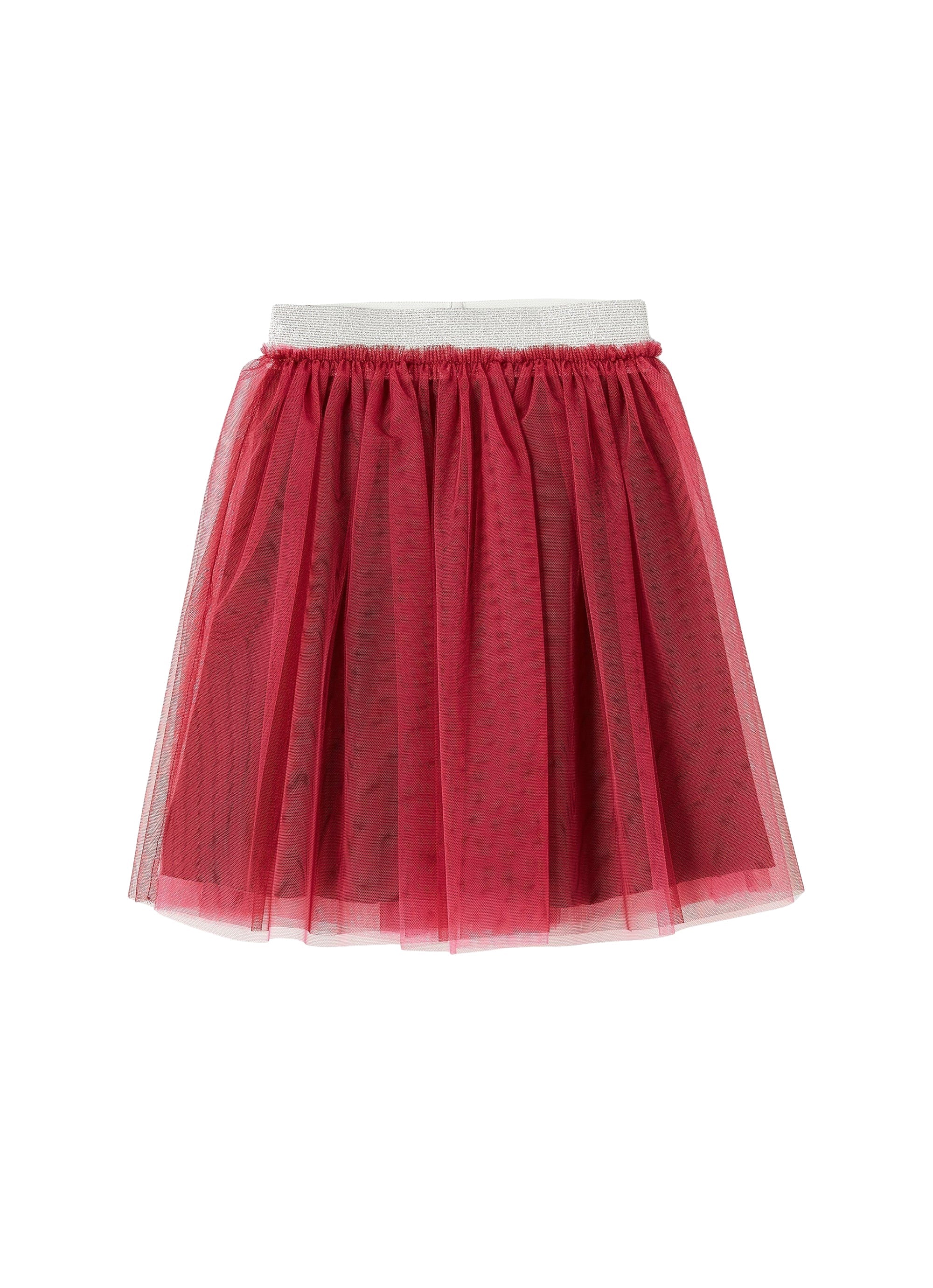 Gonna in tulle rosso