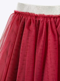 Tulle skirt - Ribes Rosso & Ciliegia