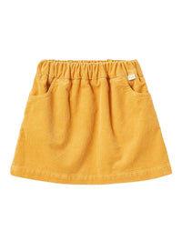 DOUBLON DEVIENT OK PICS / Gonna in velluto giallo