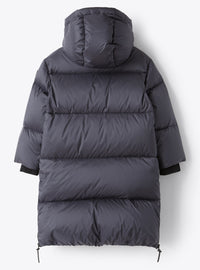 Long padded jacket - Blue