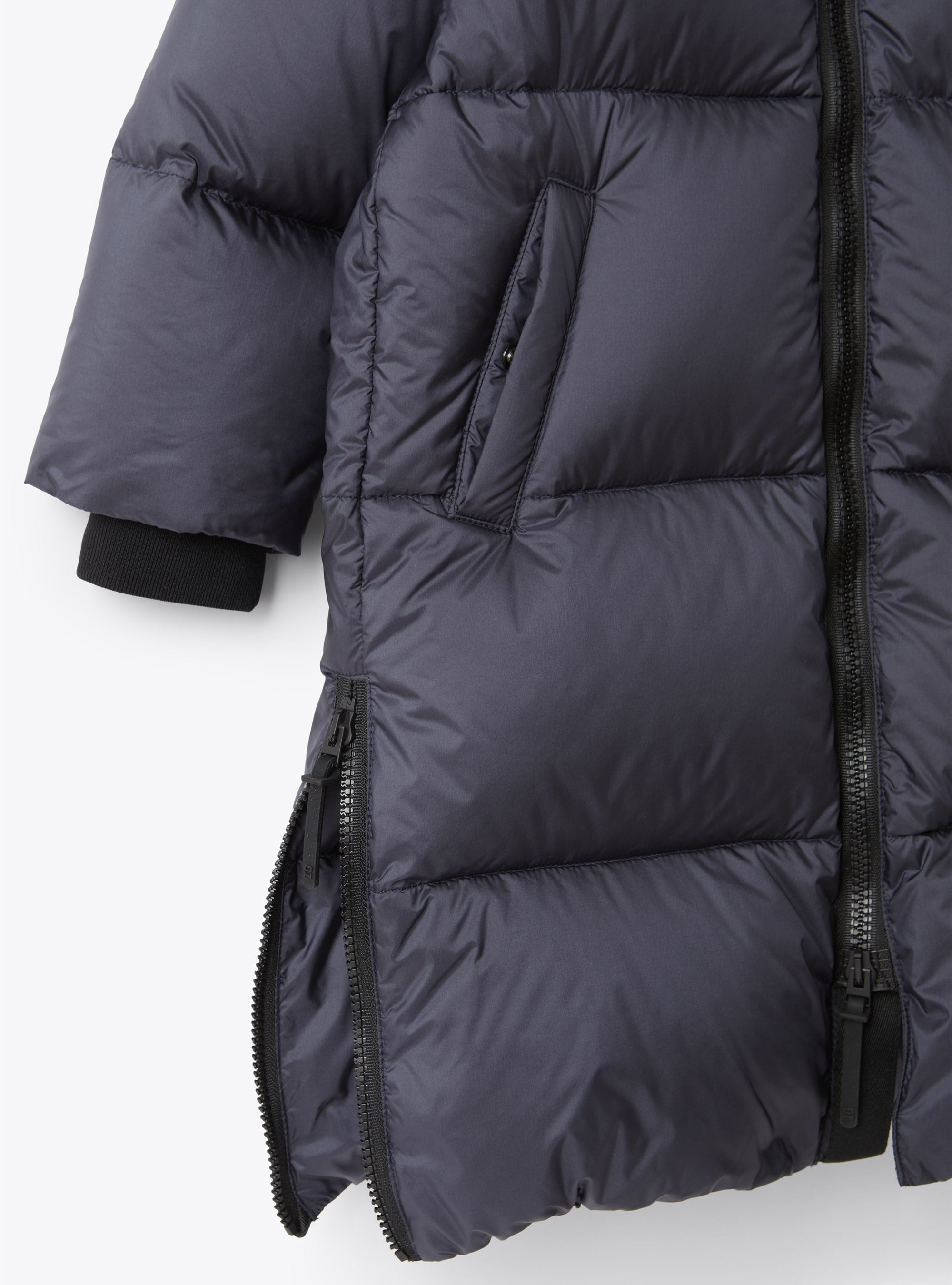 Long padded jacket - Blue