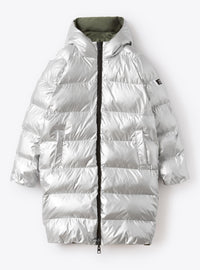 Reversible hooded down jacket - Abete