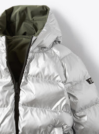 Reversible hooded down jacket - Abete