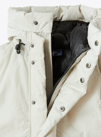 Parka in piuma effetto stropicciato