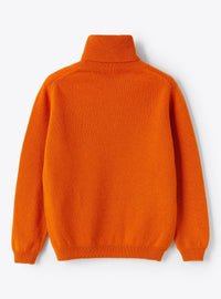 Wool turtleneck jumper - Curcuma