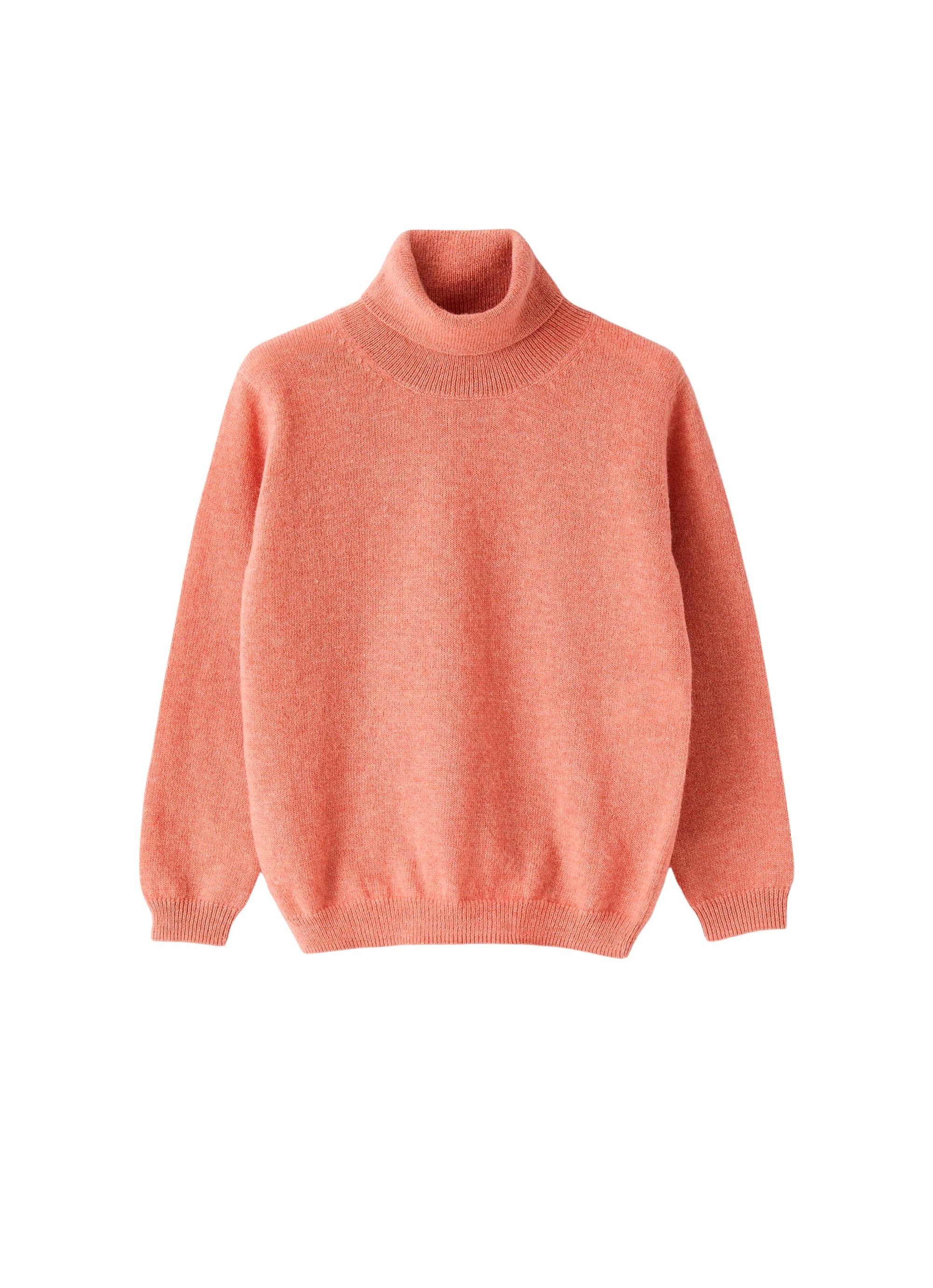 Wool turtleneck jumper - Rosa Bubble