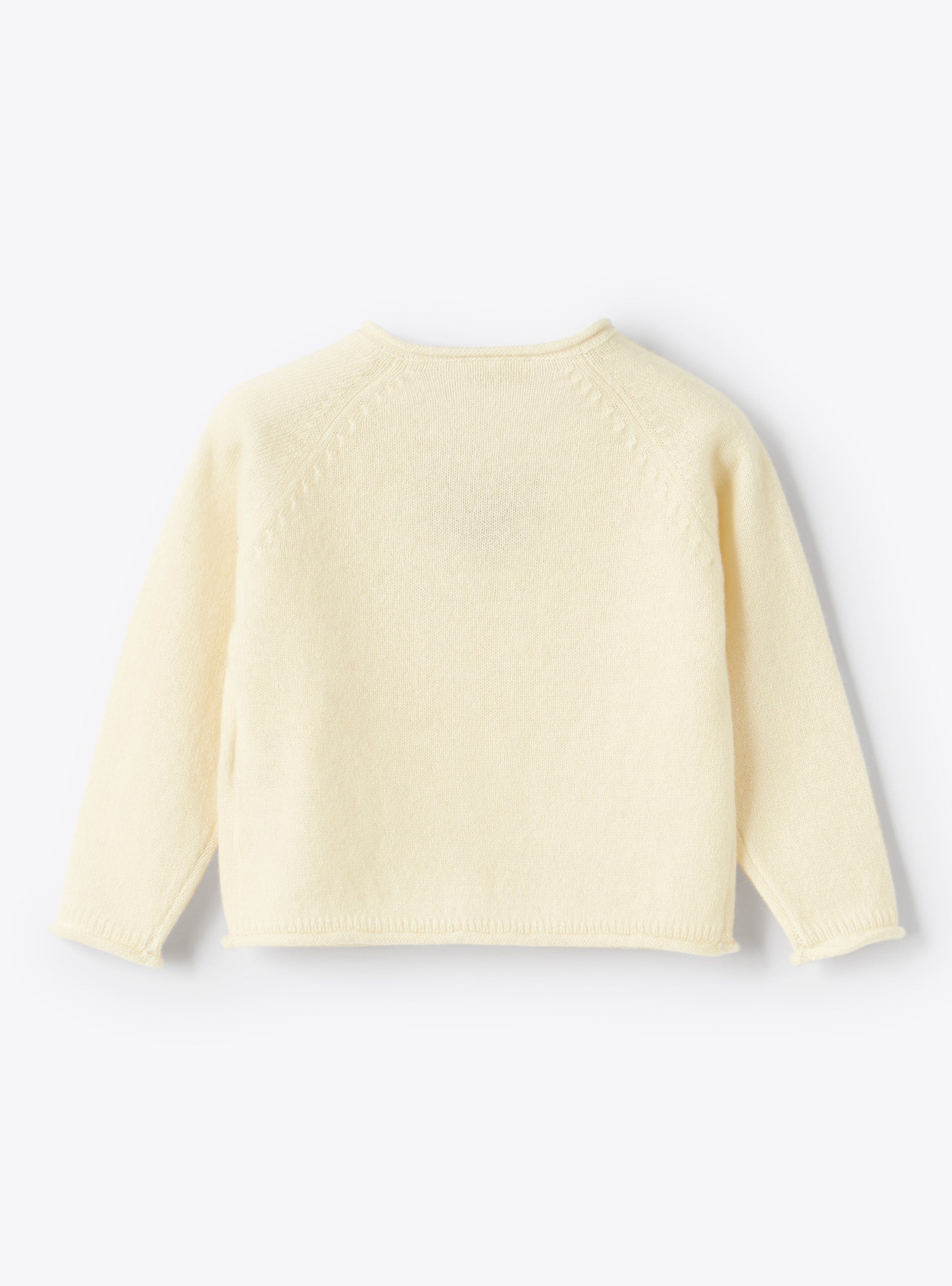 Cashmere bear jumper - Milk & Grey