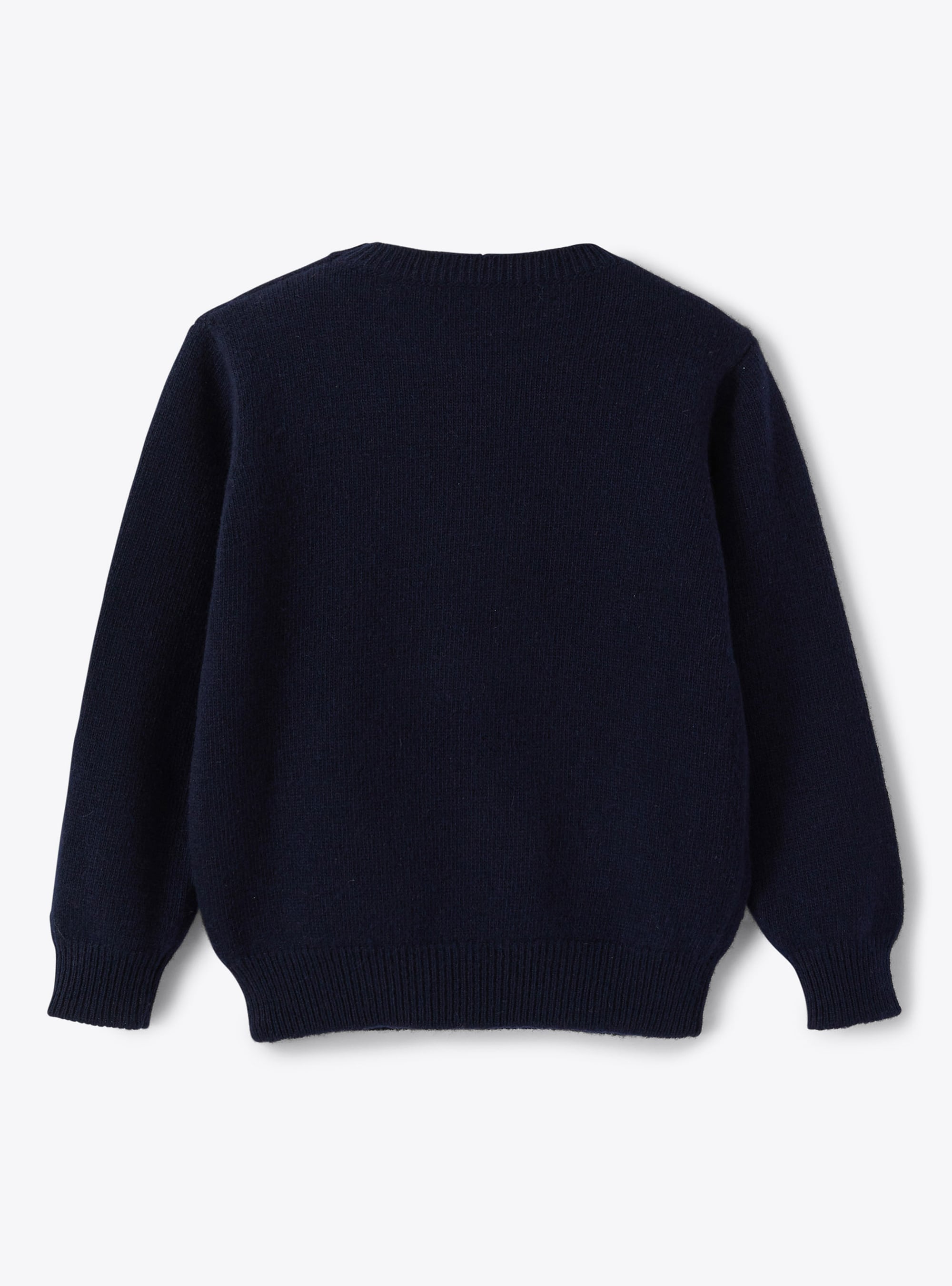 Wool snowman jumper - Blue