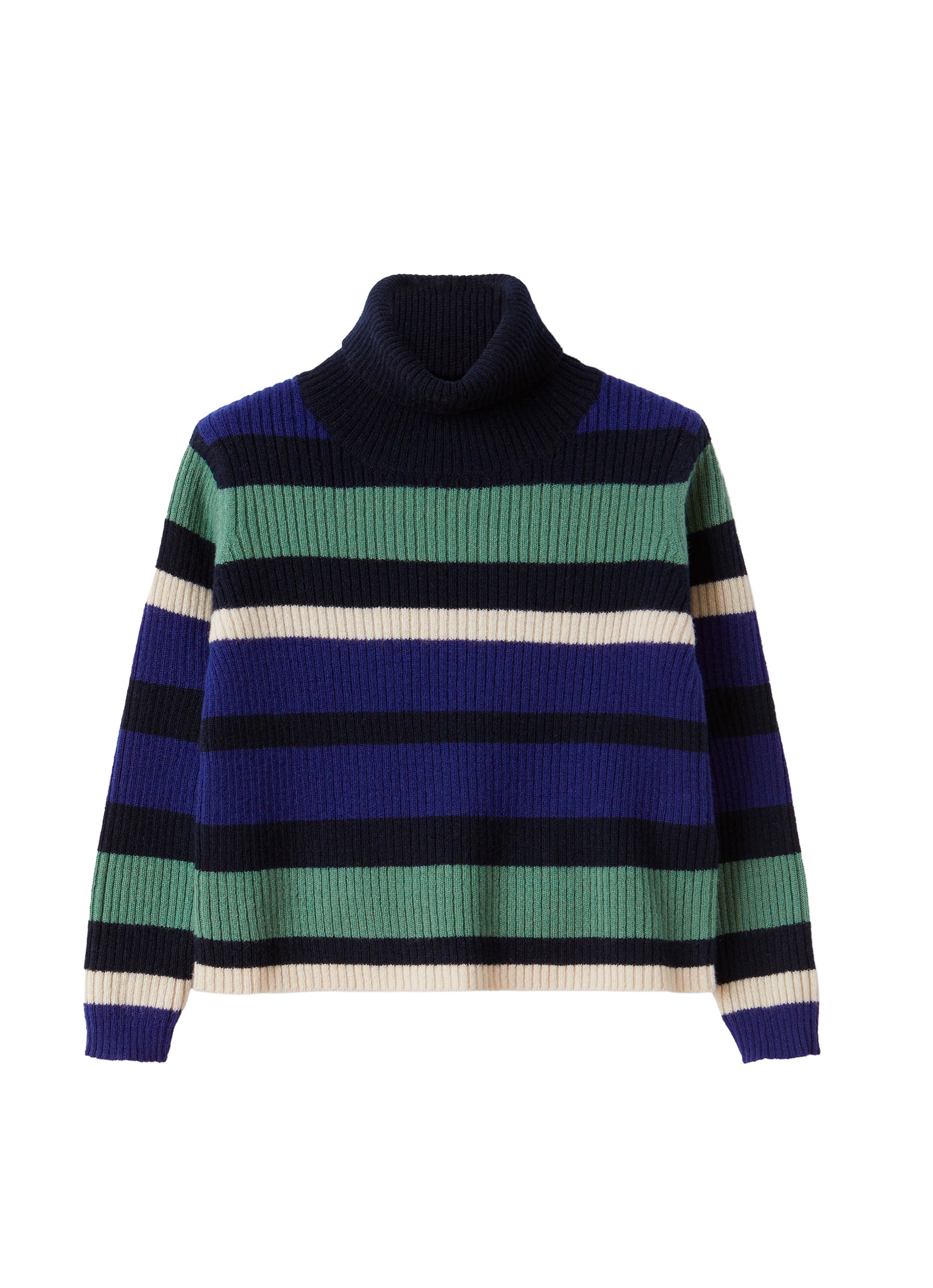 Dolcevita a righe multicolor