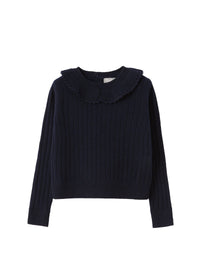 ma395em220_497 // DOUBLON FUSION /// DOUBLON DEVIENT OK PICS / Maglia con colletto volant a cappe