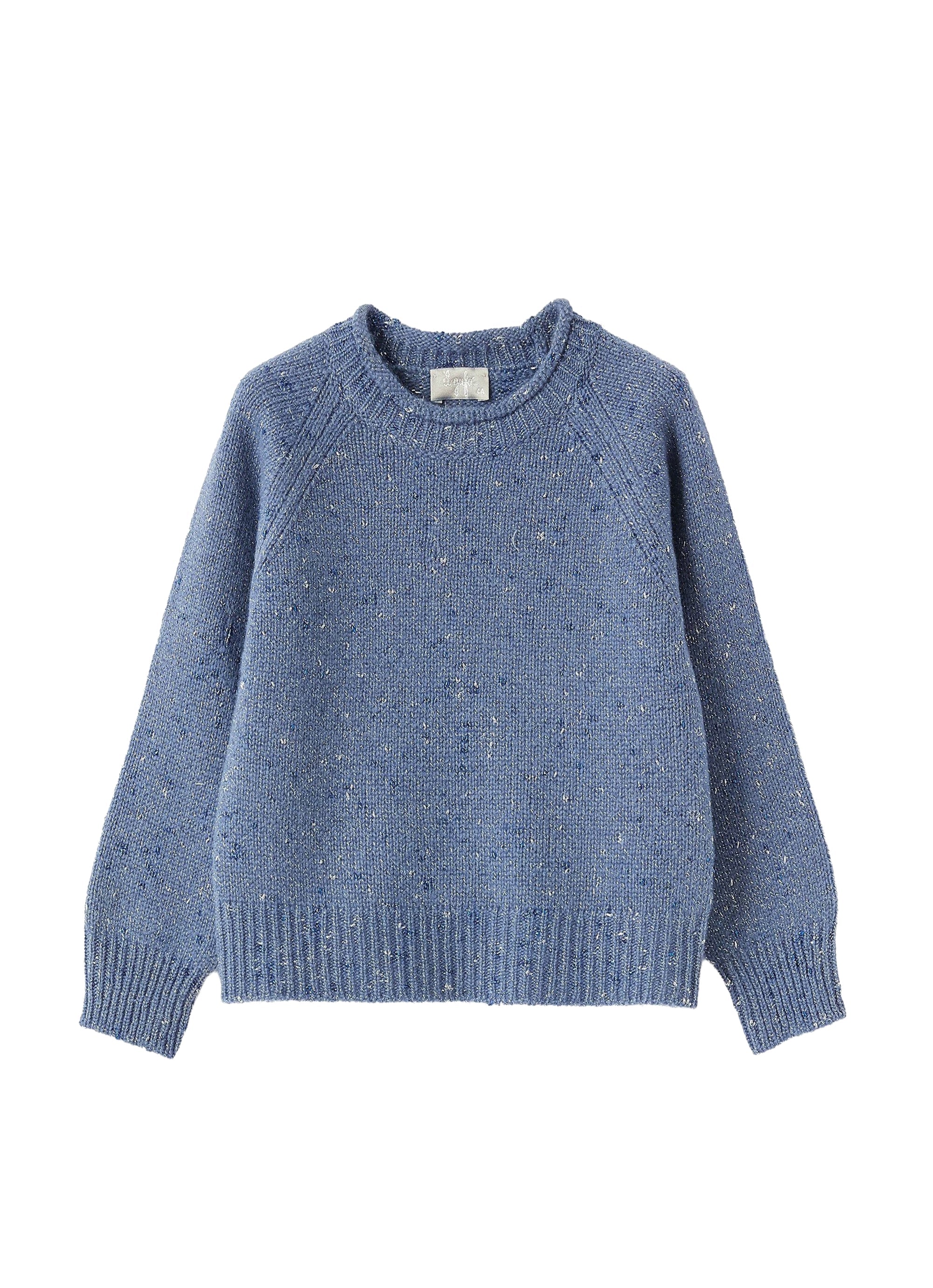 Maglione in lana e cashmere con lurex