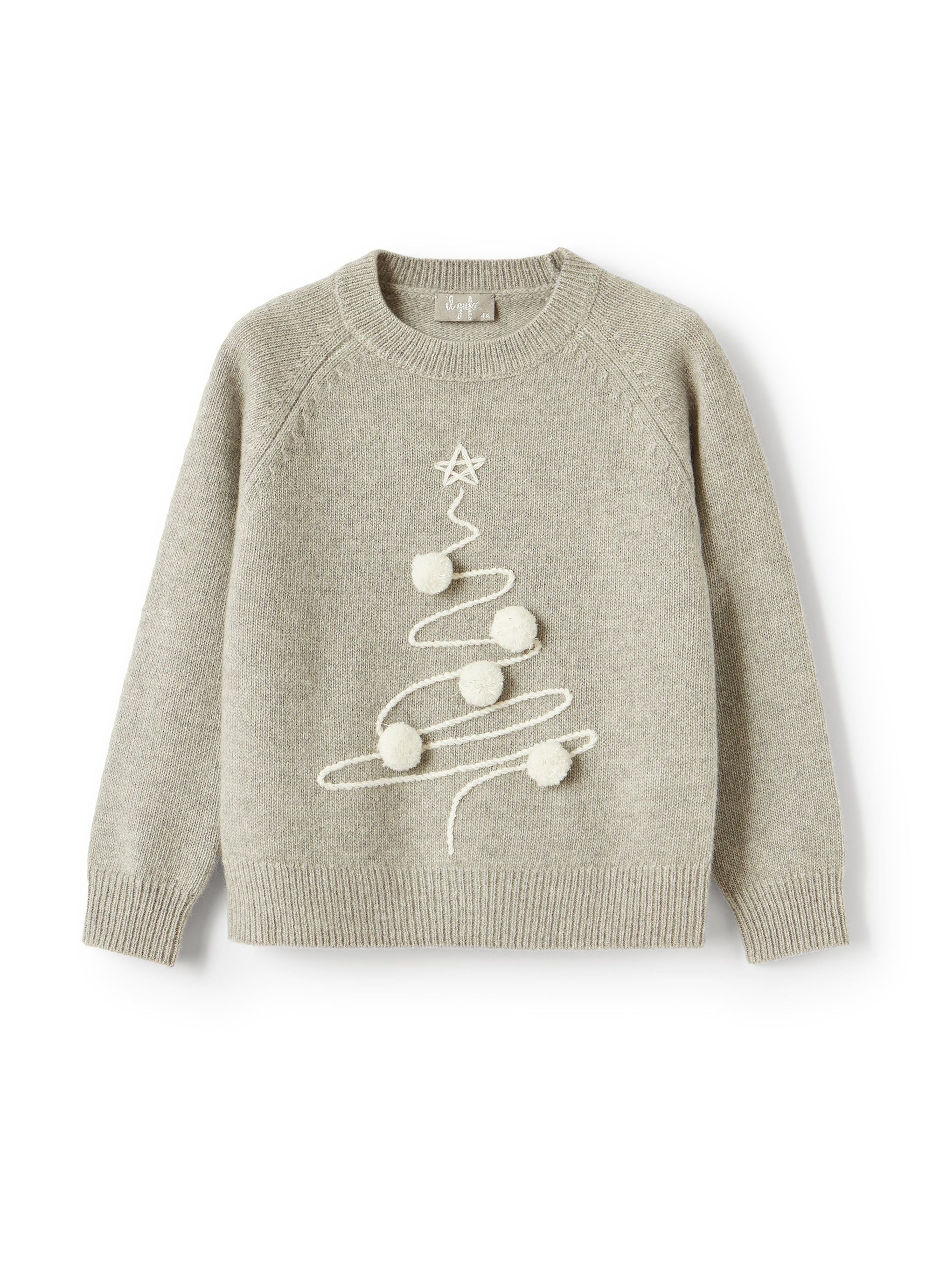 Wool embroidered jumper - Nube & Latte