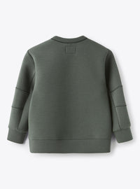 Sweatshirt with cut-out sleeves - Abete & Nero