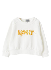Felpa boxy con ricamo LIGHT