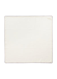 DOUBLON DEVIENT OK PICS / Coperta in cashmere con profili bianchi