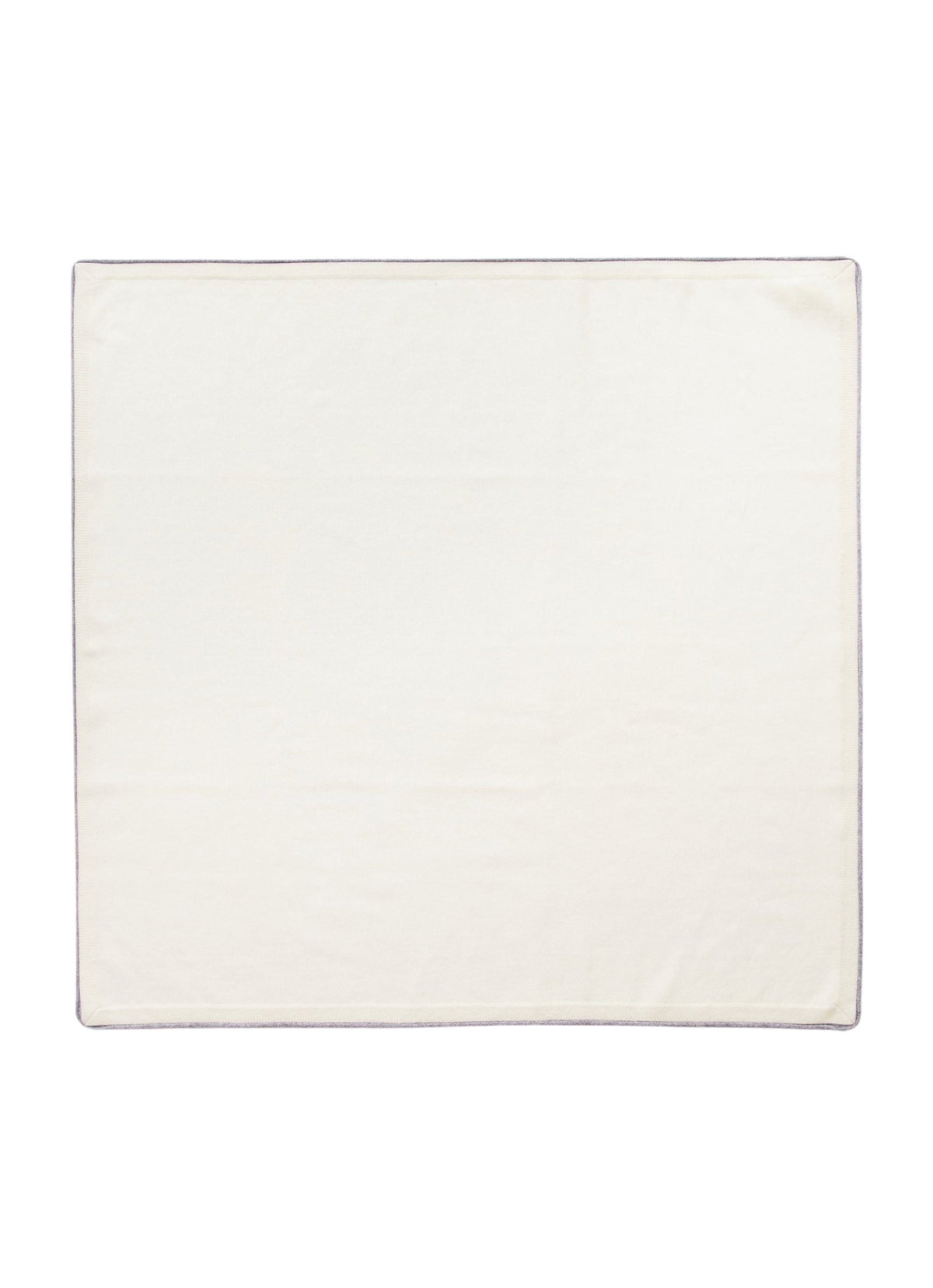 DOUBLON DEVIENT OK PICS / Coperta in cashmere con profili bianchi