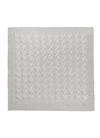 Coperta in lana merino a trecce