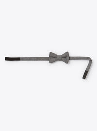 Adjustable herringbone bow tie - Acciaio