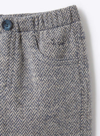 Herringbone trousers - Blue