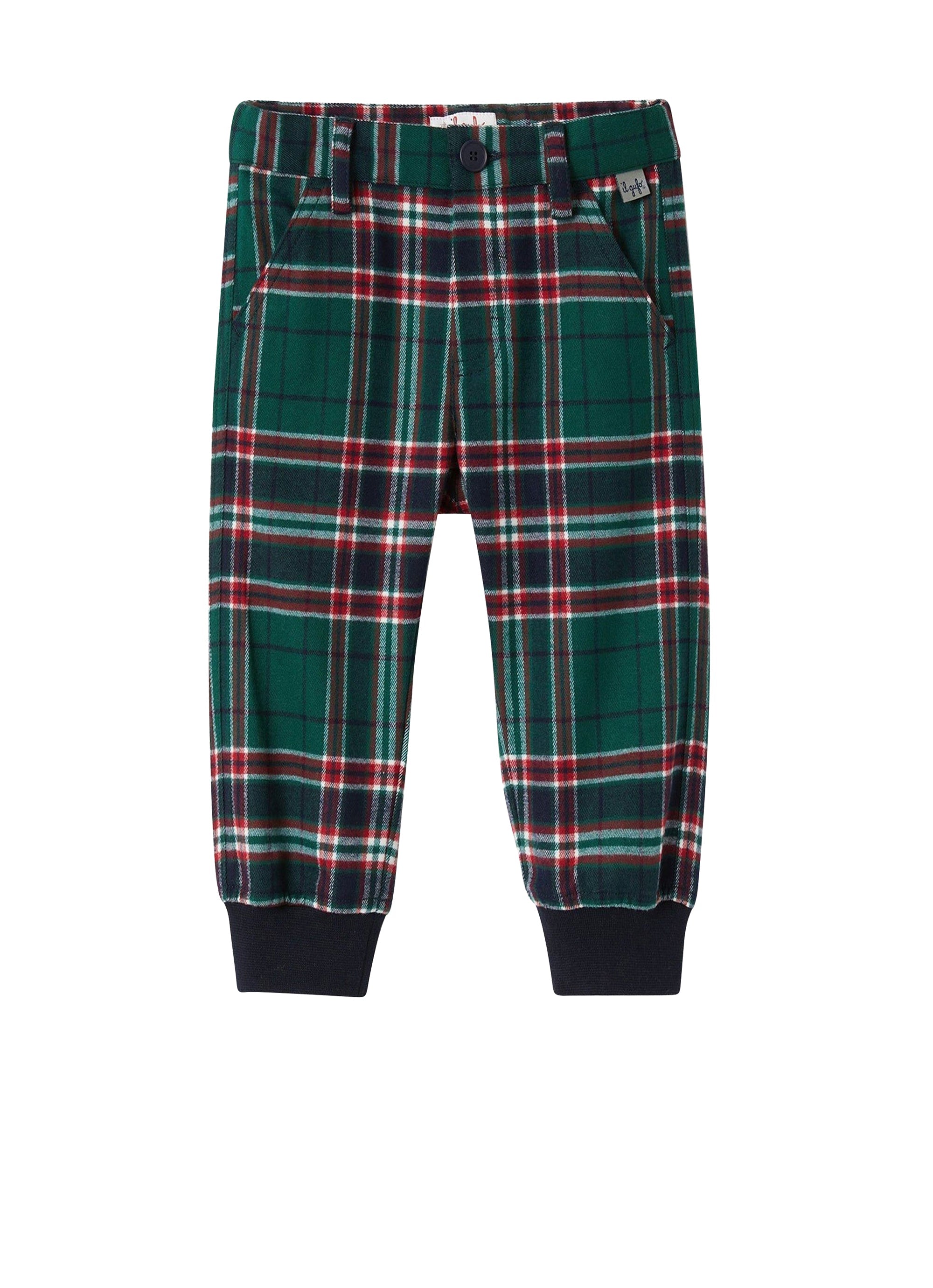 Pantaloni in tecnowool tartan