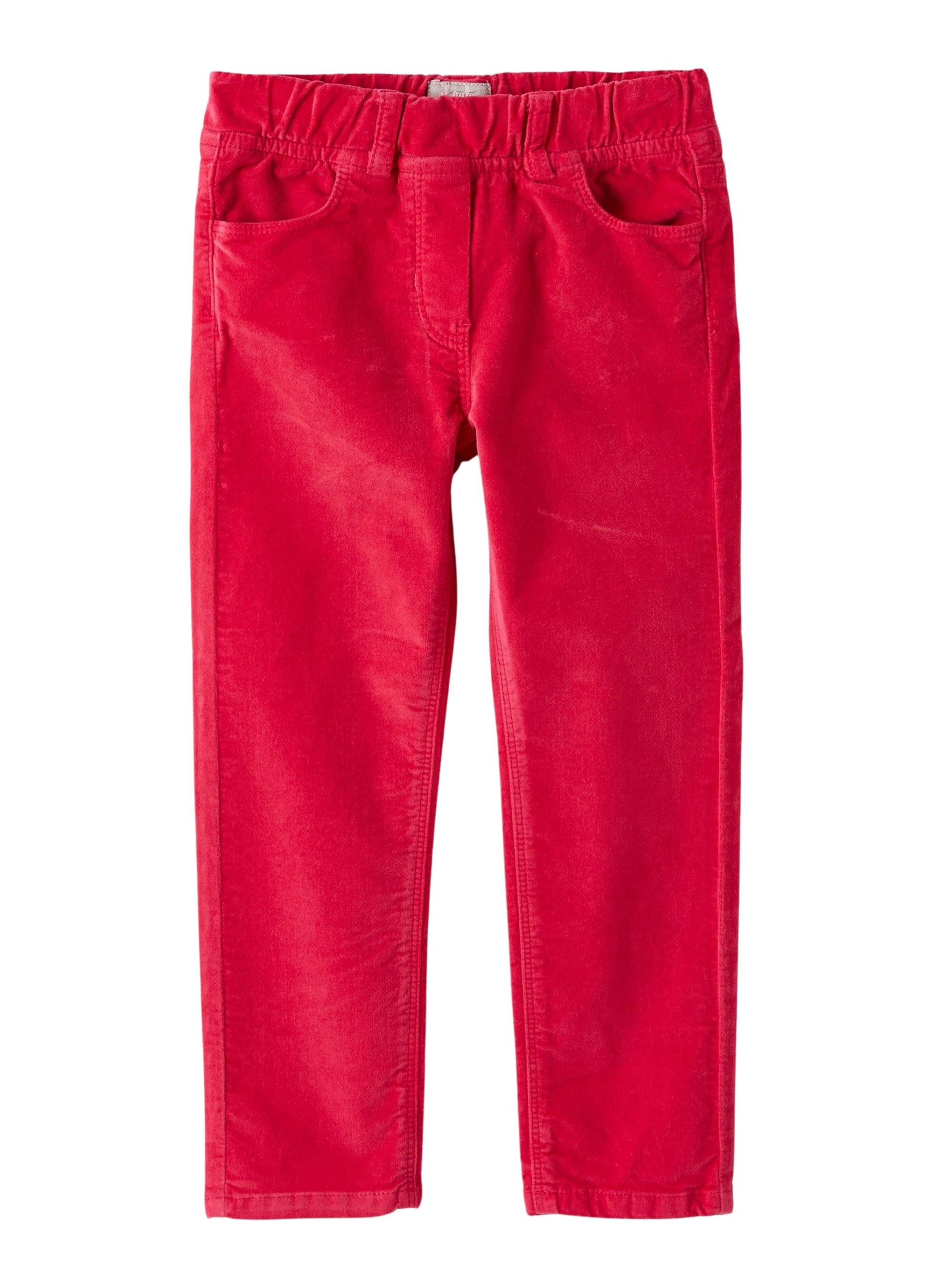 Pantalon slim extensible - Fuxia