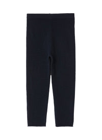 Comfortable, close-fitting wool leggings - Blue