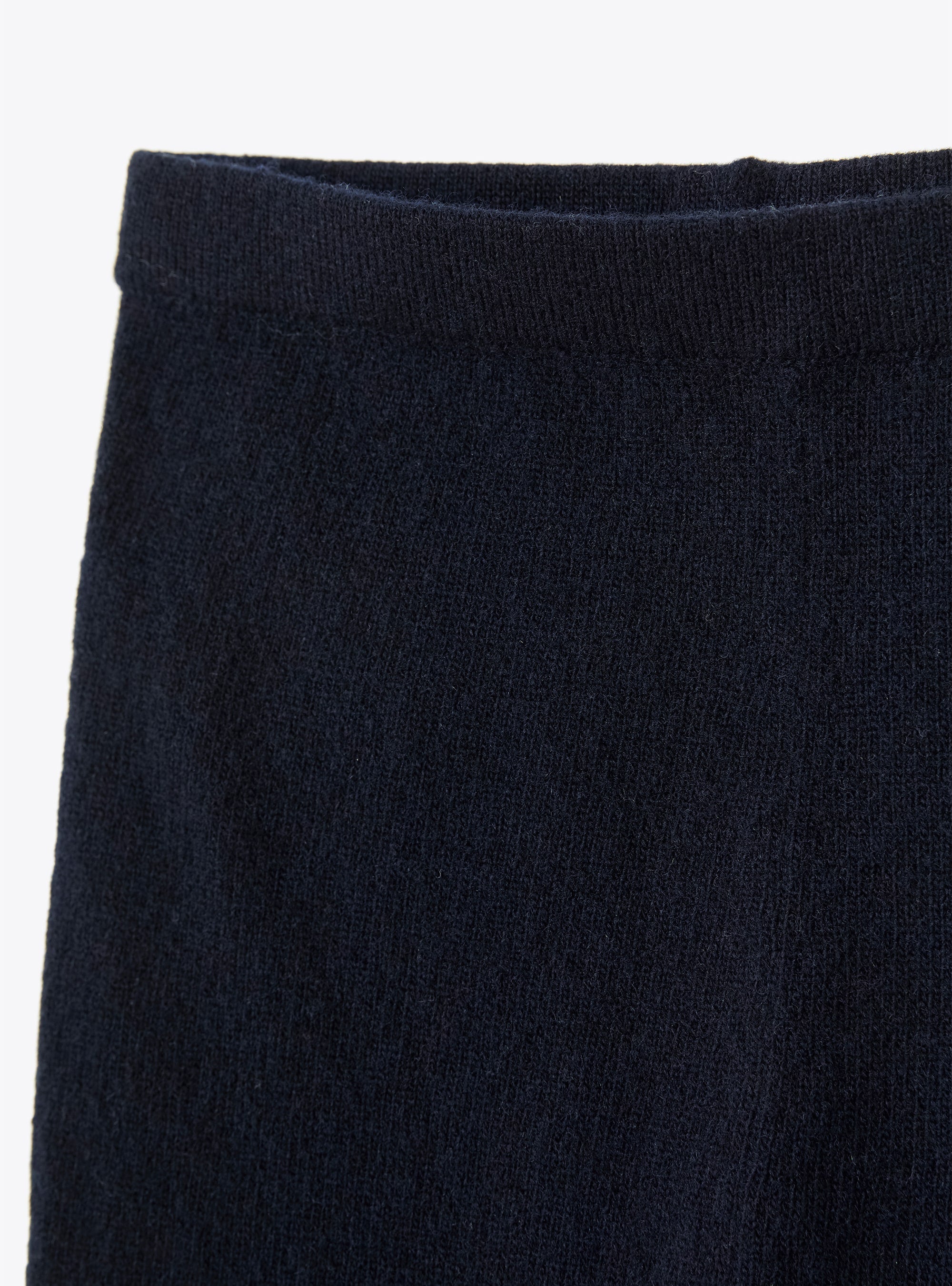 Comfortable, close-fitting wool leggings - Blue