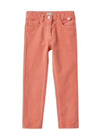 5-pocket stretch ribbed trousers - Bubble