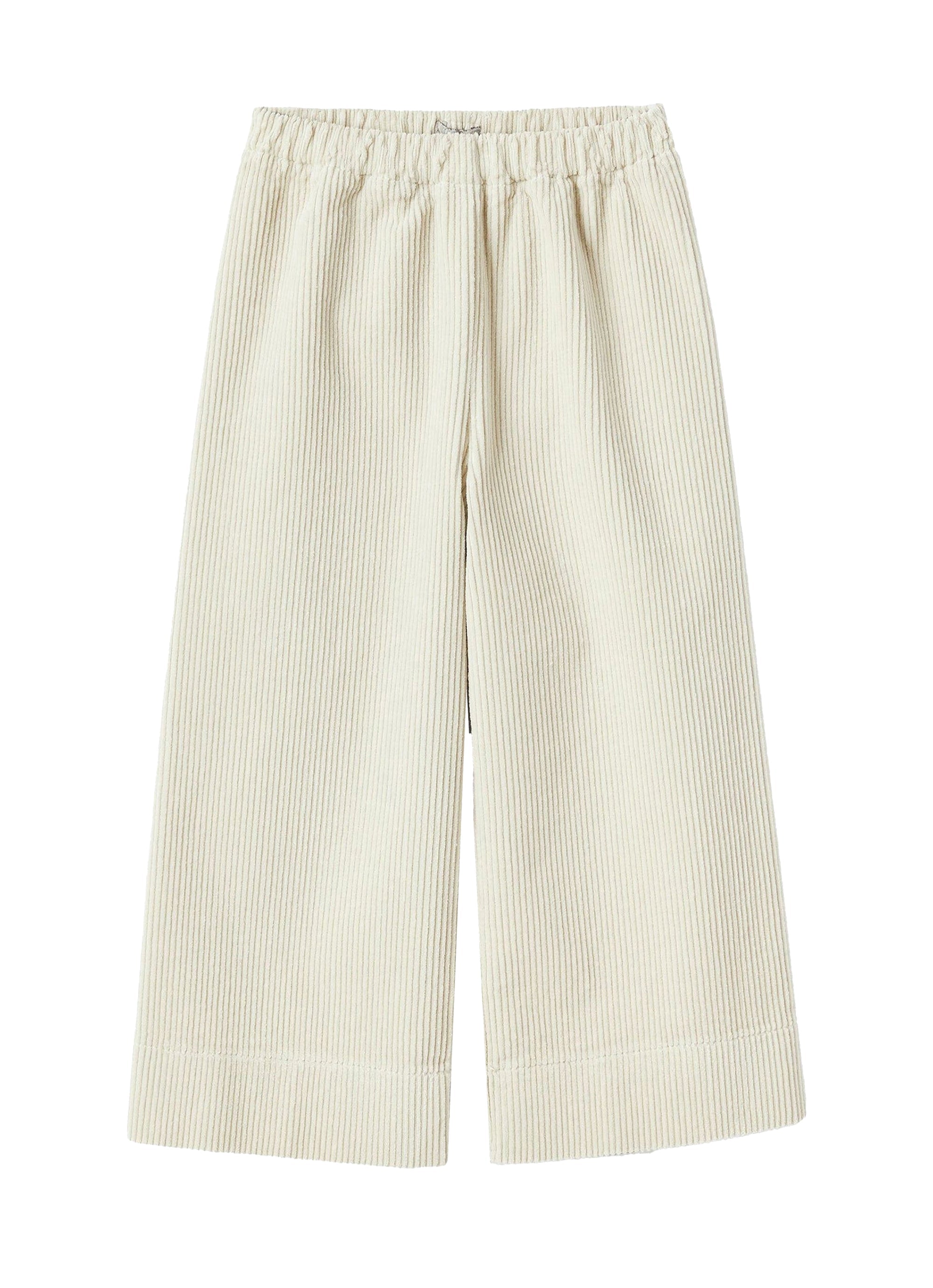 Pantalone culotte in velluto a coste