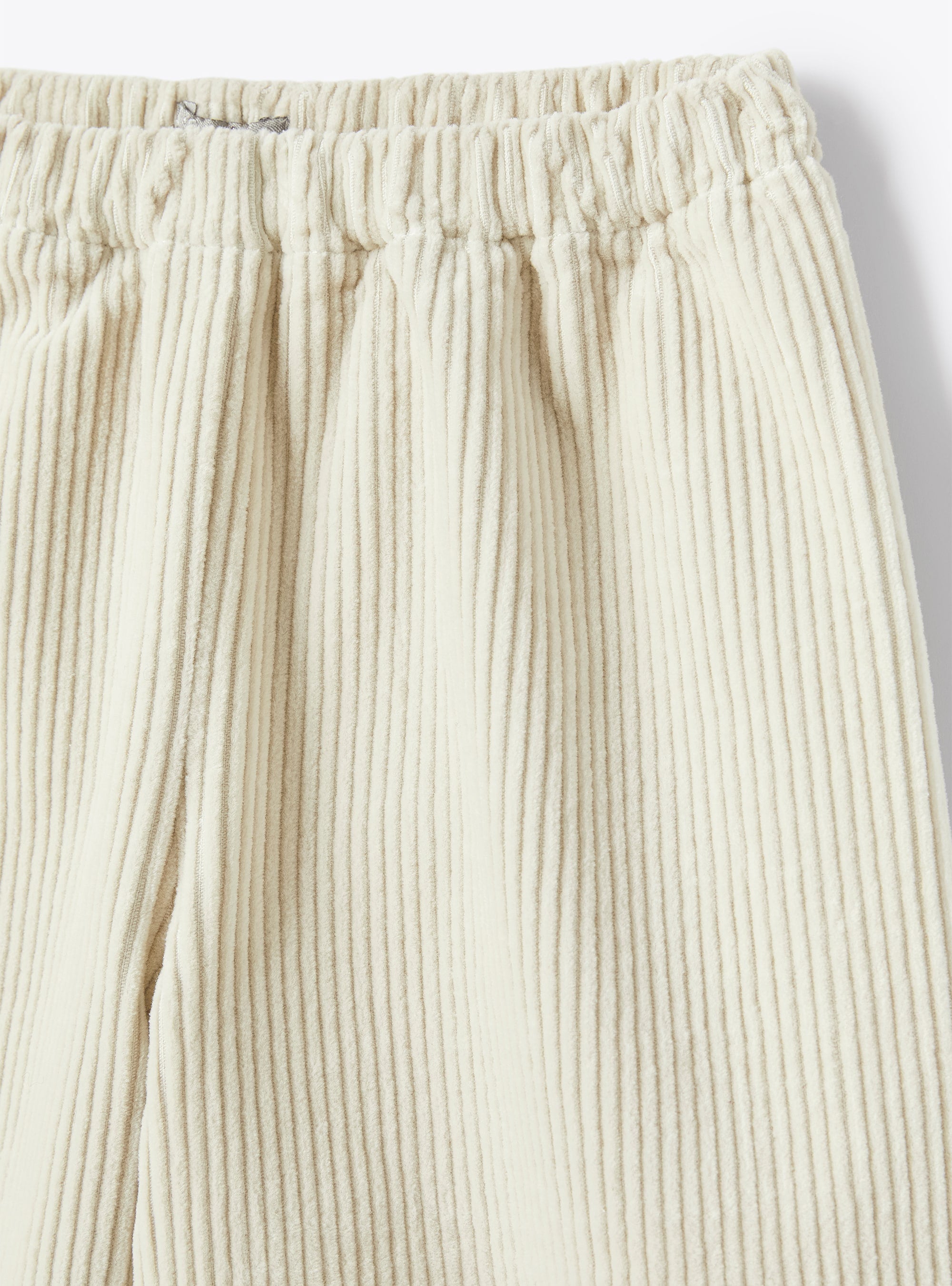 Corduroy culottes - Pearl Grey