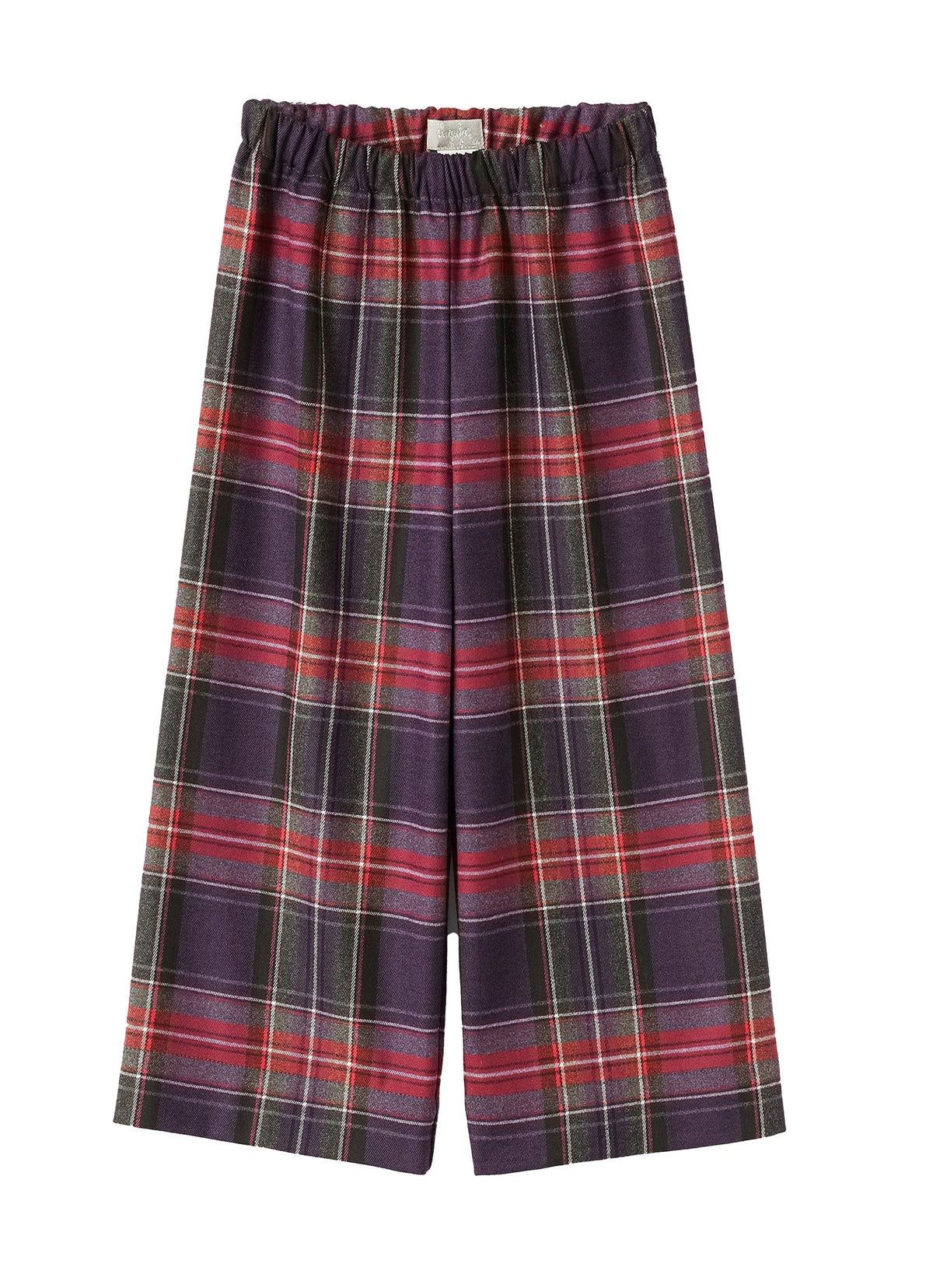 pl242w3056_664 // DOUBLON FUSION /// DOUBLON DEVIENT OK PICS / Pantalone culotte in tecnowool tartan